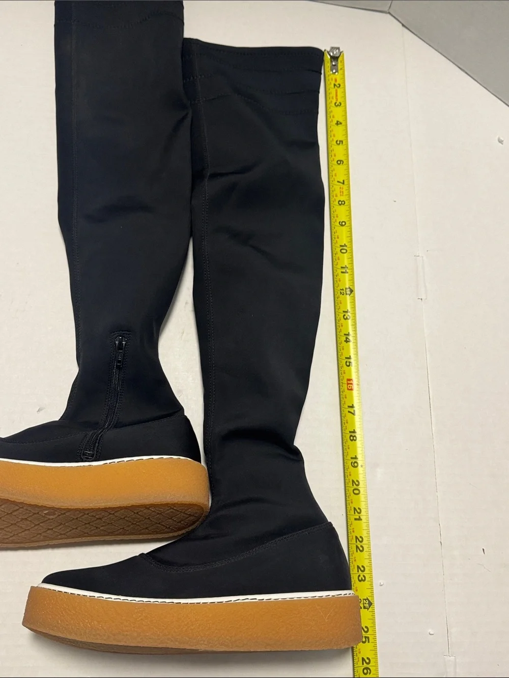 Free People  Black Outer Limits Stretch Boots Size 39 New in box